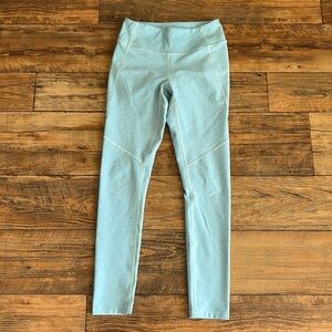 Outdoor Voices Aqua Blue High-Rise Leggings